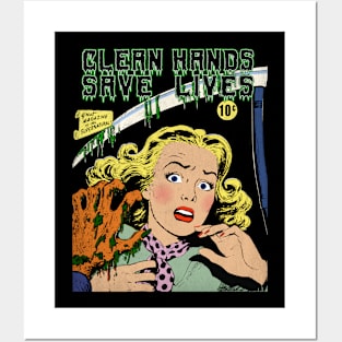 Clean Hands Save Lives Posters and Art